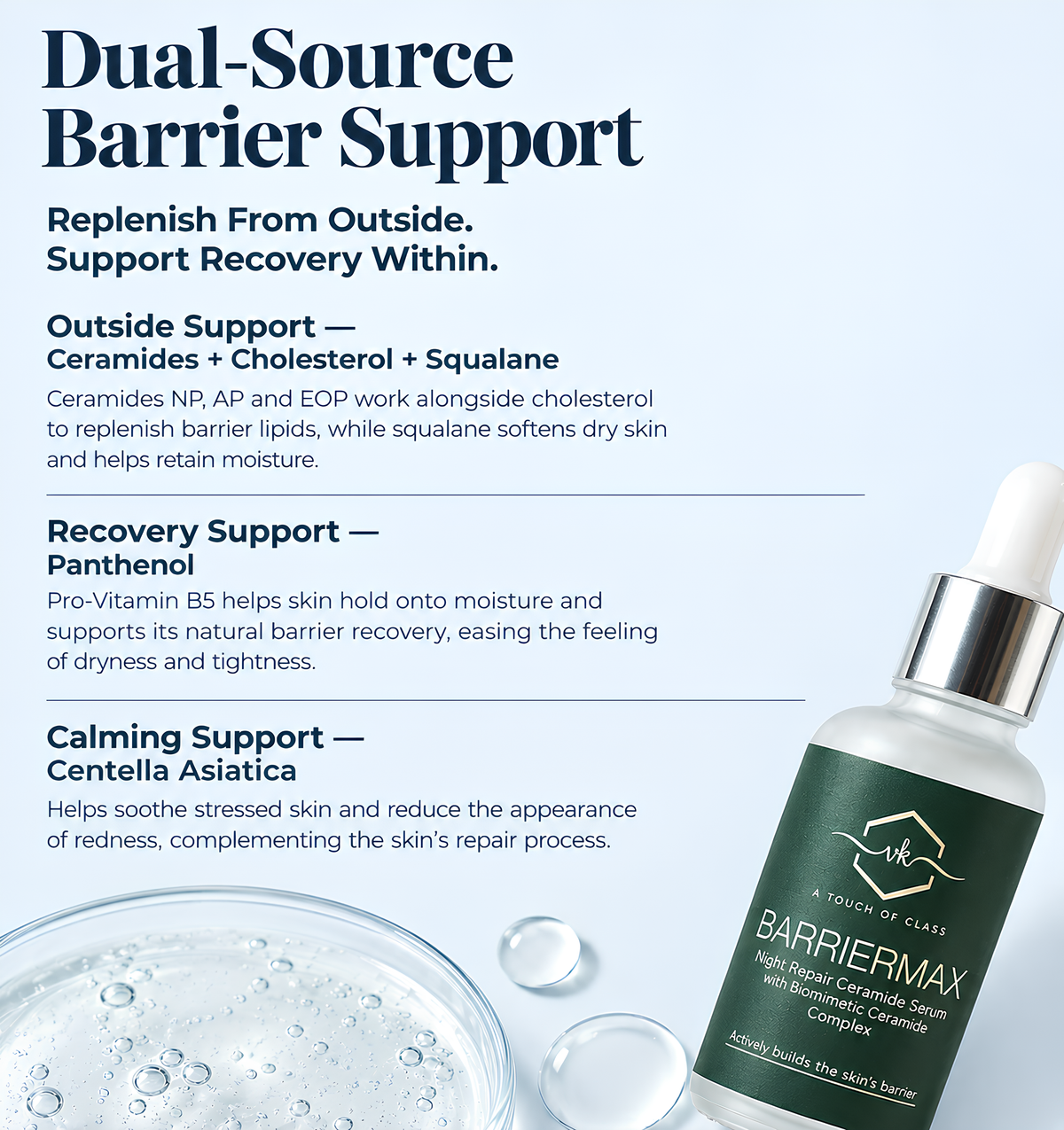 Calm Stinging, Tight, Flaky Skin in 2 Weeks With Dual-Source Barrier Repair
